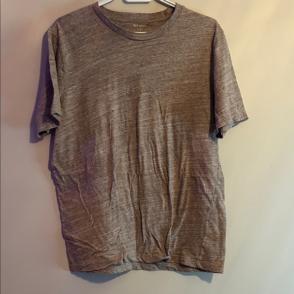 Old Navy Heather Gray Men's Short Sleeve Tee - Picture 1 of 6